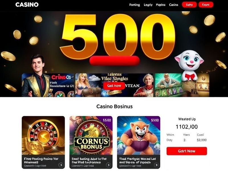 Unlock exclusive 500 casino bonus offers, learn about promotions, and discover how to maximize your gaming rewards with expert guides and trusted insights. Find the best 500 welcome bonuses, no deposit deals, and free spins for top online casinos in 2024.